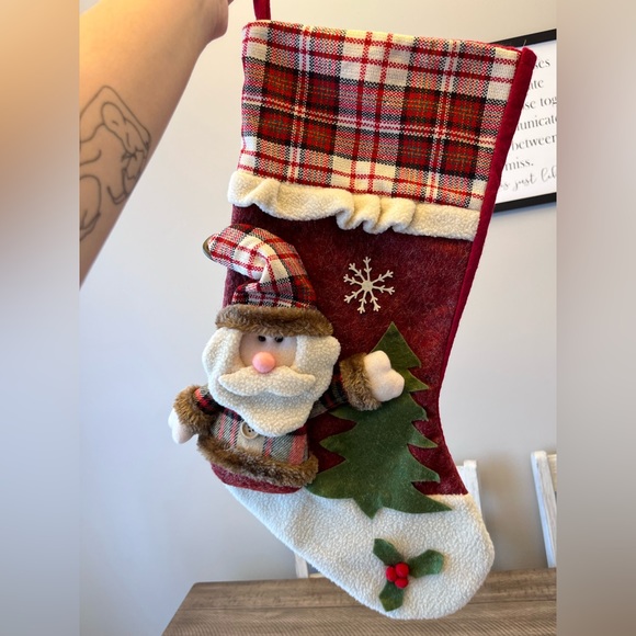 Set of Three Christmas Stockings - Picture 3 of 4